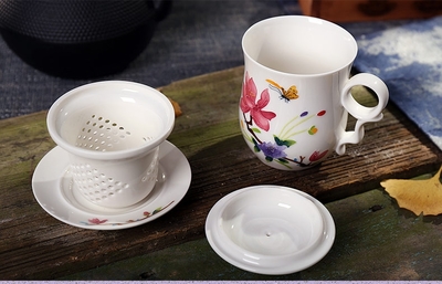 陶瓷礼品办公茶杯套装定制生产厂家